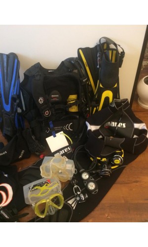 ست کامل تجهیزات غواصی حرفه ای مارس Mares